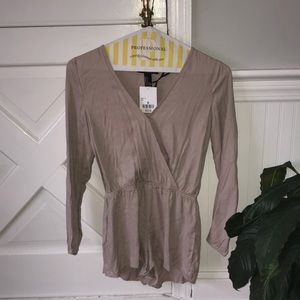 Super cute tan romper from Forever 21!